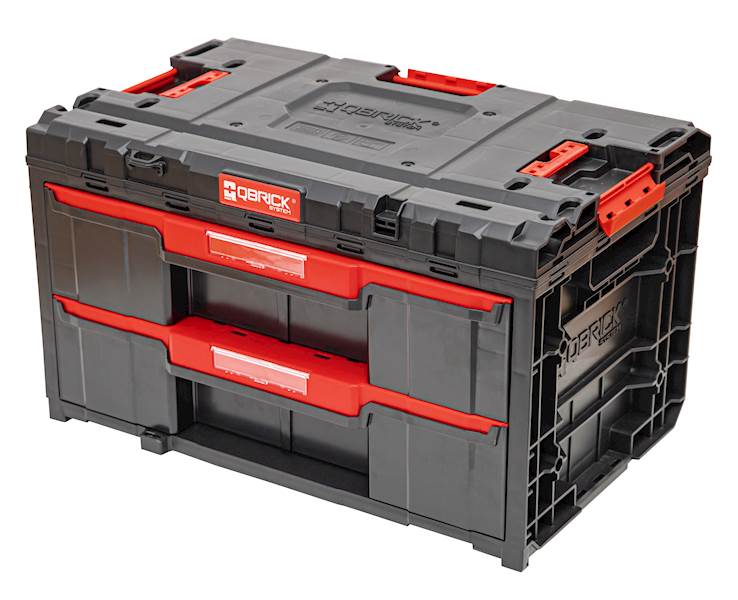 SKRZYNKA NARZĘDZIOWA Z 2 SZUFLADAMI I 2 ORGANIZERAMI 300 QBRICK SYSTEM ONE DRAWER 2 TOOLBOX 2.0 PROMO SET 1