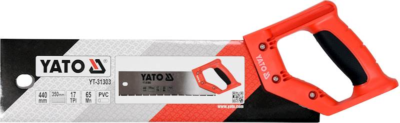PIŁA RĘCZNA DO DREWNA I PVC 350 MM YT-31303 YATO
