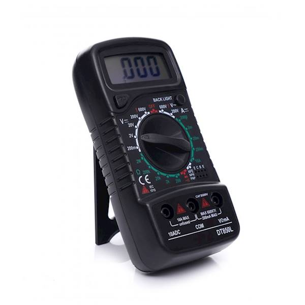 MULTIMETR CYFROWY TEST MIERNIK PRĄDU NAPIĘCIA LCD DT850L KD11402