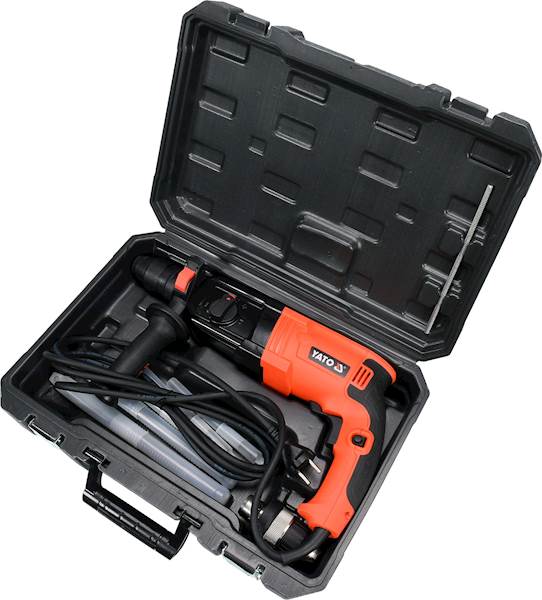 MŁOTOWIERTARKA SDS+ 850W 3,3J Z WYMIENNĄ GŁOWICĄ YT-82122 YATO