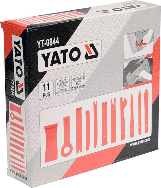 ZESTAW ŚCIĄGACZY DO TAPICERKI 11cz. YT-0844 YATO