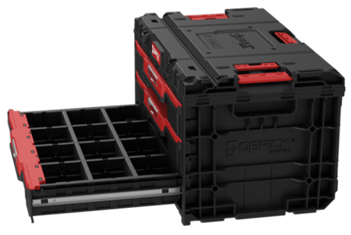 SKRZYNKA NARZĘDZIOWA Z 3 SZUFLADAMI QBRICK SYSTEM ONE DRAWER 3 TOOLBOX 2.0