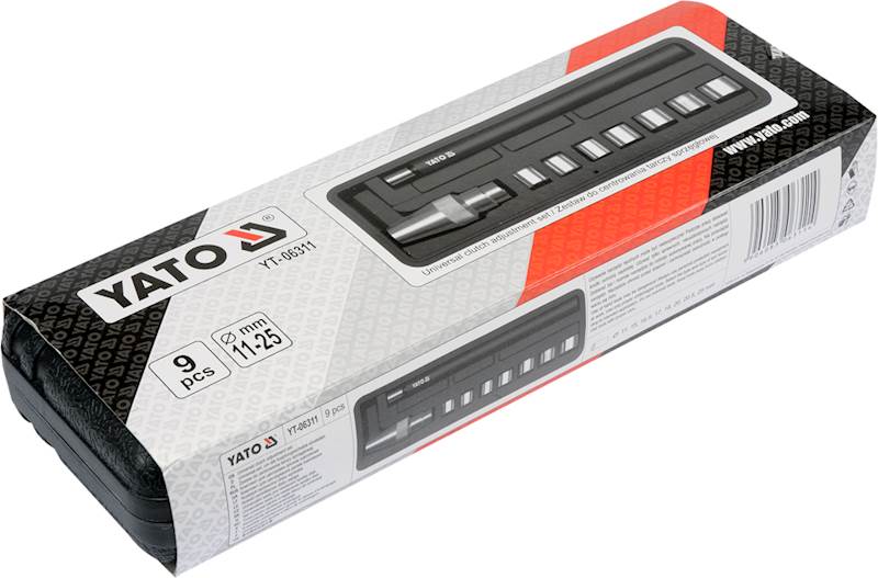 ZESTAW DO CENTROWANIA TARCZY SPRZĘGŁOWEJ 9cz. YT-06311 YATO