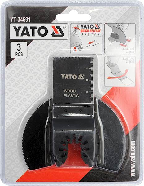 ZESTAW AKCESORIÓW DO NARZ. WIELOFU. YT-82220 QUICK YT-34691 YATO