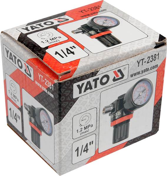 REDUKTOR CIŚNIENIA Z MANOMETREM 1/4" YT-2381 YATO