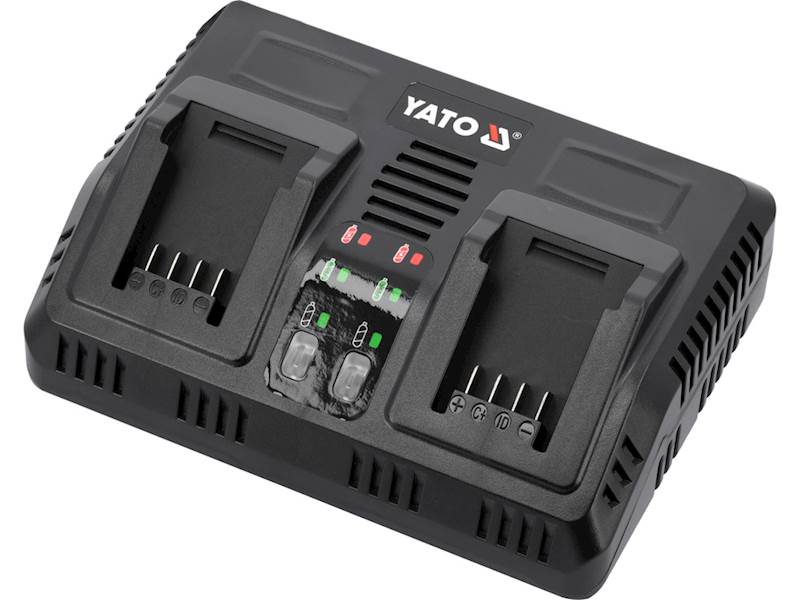 ŁADOWARKA PODWÓJNA DO AKUMULATORÓW SYSTEMU 18V 2.2A YT-828499 YATO