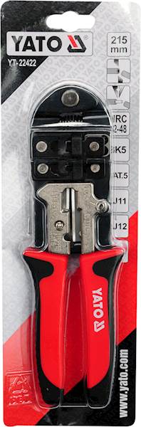 ZACISKACZ WTYKÓW TEL. RJ11 RJ12 RJ45 YT-22422 YATO