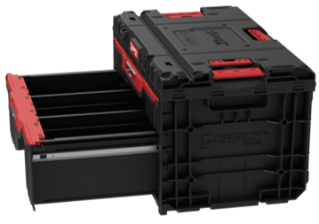 SKRZYNKA NARZĘDZIOWA Z 2 SZUFLADAMI QBRICK SYSTEM ONE DRAWER 2 PLUS TOOLBOX 2.0