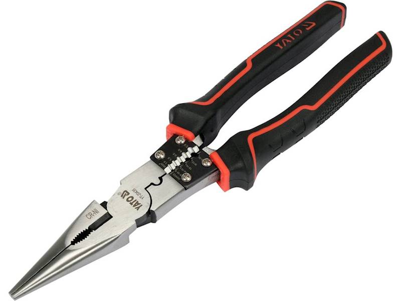 SZCZYPCE, KOMBINERKI WYDŁUŻONE PROSTE WIELOFUNKCYJNE, ŚCIĄGANIA IZOLACJI 240MM YT-20435 YATO