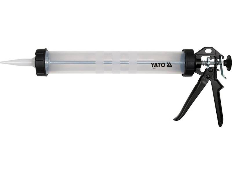 WYCISKACZ RUROWY DO MAS GĘSTYCH MAS KLEJU SILIKONU 600ml YT-67571 YATO