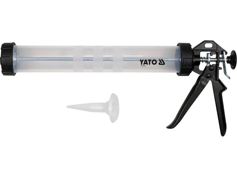 WYCISKACZ RUROWY DO MAS GĘSTYCH MAS KLEJU SILIKONU 600ml YT-67571 YATO
