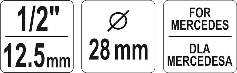 NASADKA KLUCZ KOMORY WSTĘPNEJ WIROWEJ MERCEDES YT-12005 YATO