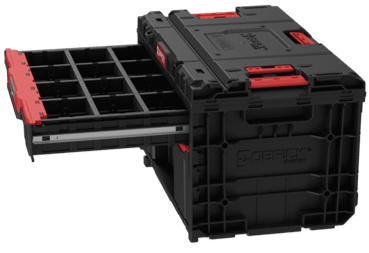 SKRZYNKA NARZĘDZIOWA Z 2 SZUFLADAMI QBRICK SYSTEM ONE DRAWER 2 PLUS TOOLBOX 2.0