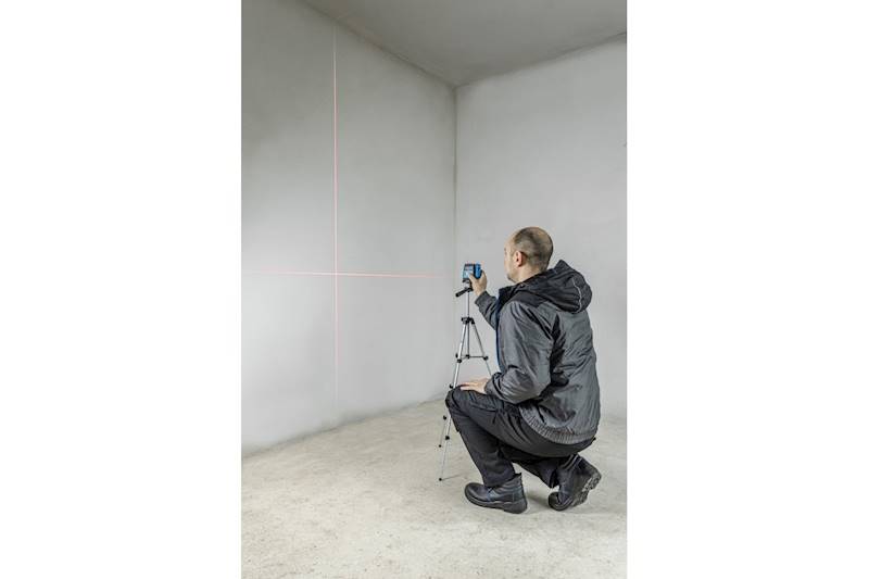 POZIOMNICA LASEROWA KRZYŻOWA SAMOPOZIOMUJĄCA ZIELONA 23M HOGERT HT4M074