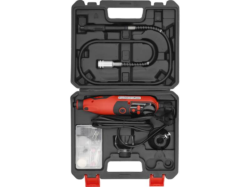 MINISZLIFIERKA WIELOFUNKCYJNA 130W Z WYPOSAŻENIEM 82szt. YT-82077 YATO