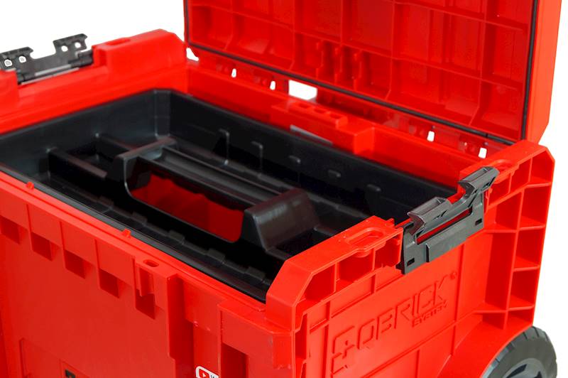 MOBILNA SKRZYNKA NARZĘDZIOWA NA KOŁACH QBRICK SYSTEM PRO CART RED ULTRA HD SKRWQCARTPROCZEPG001