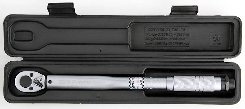 KLUCZ DYNAMOMETRYCZNY 3/8'' 19-110NM Cr-V YT-0750 YATO