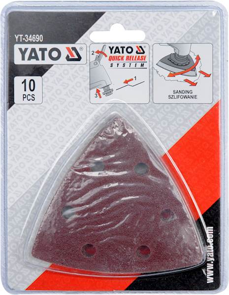 PAPIER ŚCIERNY DO NARZ. WIELOFU. YT-82220 QUICK YT-34690 YATO