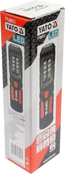 LATARKA WARSZTATOWA 2IN1 LED MAGNETYCZNA YT-08513 YATO.