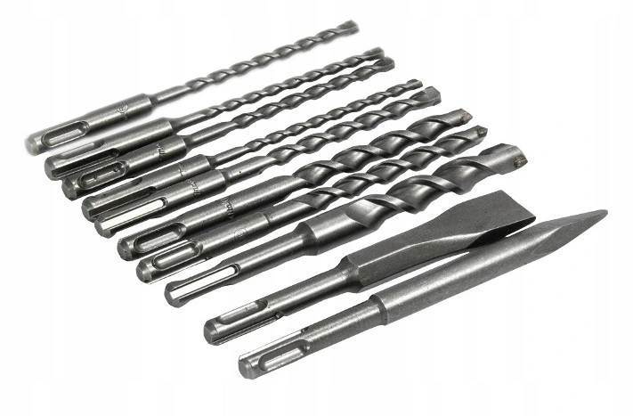 ZESTAW WIERTEŁ I DŁUT SDS-PLUS DO BETONU, MURU 10SZT. MAKITA D-46361