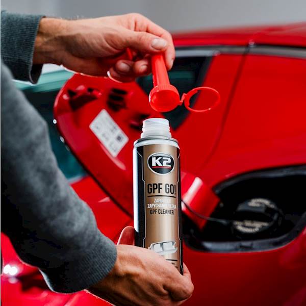 DODATEK DO BENZYNY, PALIWA ZAPOBIEGA ZAPYCHANIU FILTRA GPF GO! 250ML K2 T318