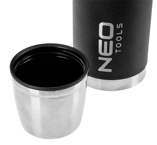 TERMOS TURYSTYCZNY NA HERBATĘ KAWĘ WODĘ 1L Z KUBKIEM GD07 NEO TOOLS