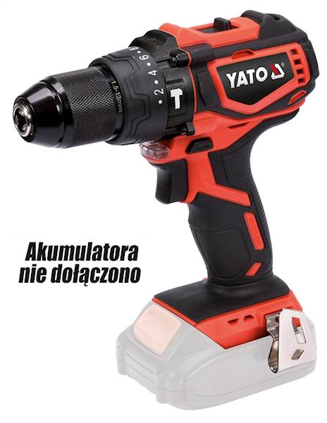 WIERTARKO-WKRĘTARKA UDAROWA BEZSZCZOTKOWA 18V BODY YT-82797 YATO