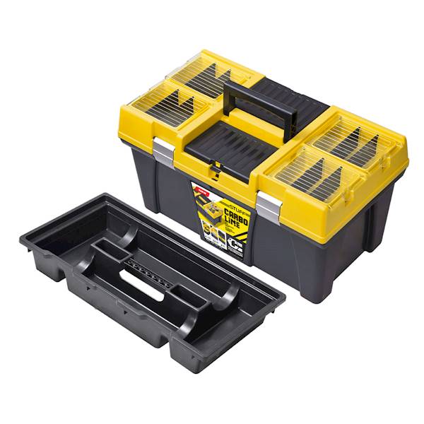 SKRZYNKA NARZĘDZIOWA STUFF SEMI PROFI 26" CARBO ŻÓŁTA POKRYWA PATROL
