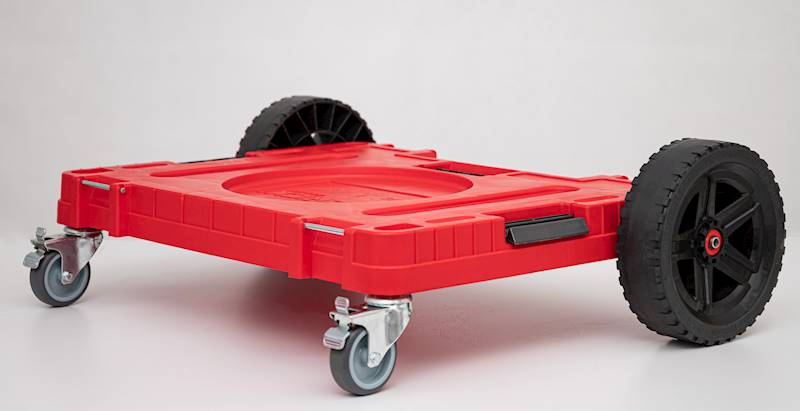 WÓZEK, PLATFORMA TRANSPORTOWA QBRICK SYSTEM ONE 2.0 ALLTERRAIN RED ULTRA HD