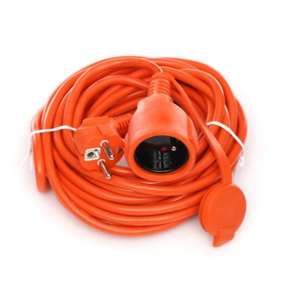 PRZEDŁUŻACZ OGRODOWY BUDOWLANY GRUBY 3X1,5MM 20M KD4024 KRAFT&DELE