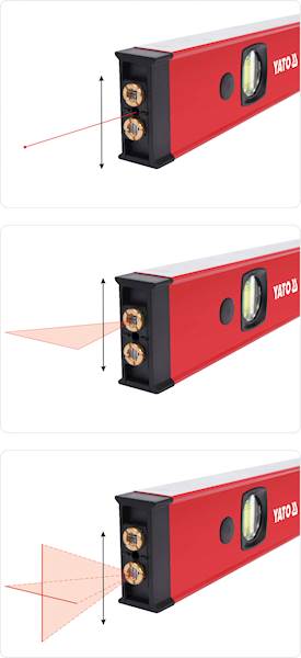 POZIOMNICA ELEKTRONICZNA 610MM Z LASEREM YT-30400 YATO