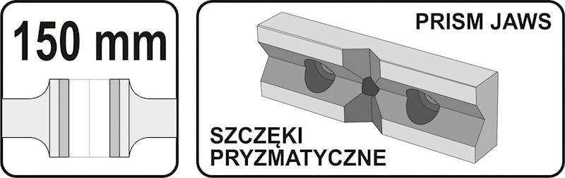 IMADŁO MASZYNOWE DO WIERTARKI STOŁOWEJ 150 MM YT-65073 YATO