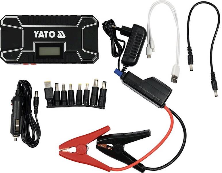 URZĄDZENIE ROZRUCHOWE POWER BANK LATARKA LED 3W1 500A 12000mAh YT-83082 YATO