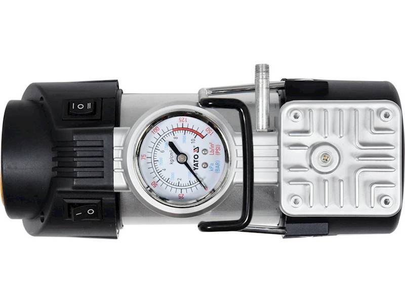 KOMPRESOR SAMOCHODOWY Z LAMPĄ LED 12V 180W YT-73460 YATO