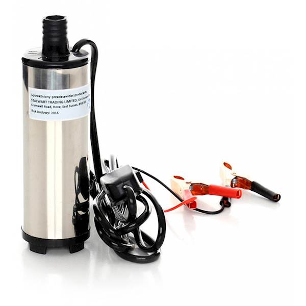 POMPA, POMPKA DO SPUSZCZANIA PALIWA ROPY OLEJU 12V 1,5A + ADAPTER 230V KD1172 KRAFT&DELE