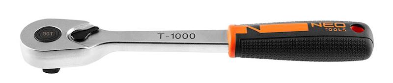 GRZECHOTKA WZMACNIANA 1/2” 1000 Nm 90 ZĘBÓW, T-1000 10-300 NEO