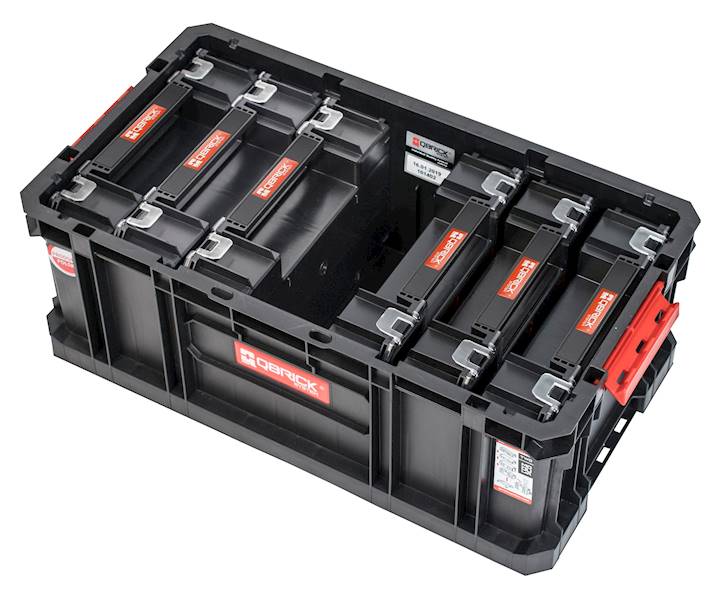 KOSZ NARZĘDZIOWY QBRICK SYSTEM TWO BOX 200 PLUS  + 6SZT. ORGANIZER MULTI  QBRICK SYSTEM TWO (Z251613PG001)