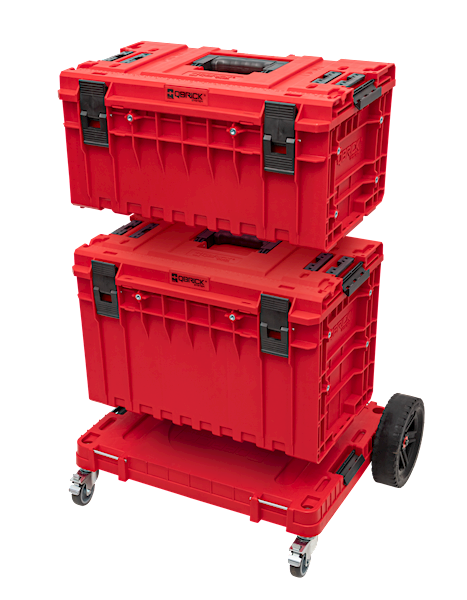 WÓZEK, PLATFORMA TRANSPORTOWA QBRICK SYSTEM ONE 2.0 ALLTERRAIN RED ULTRA HD