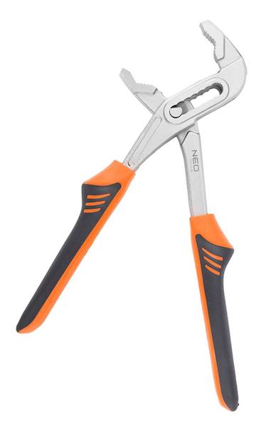 SZCZYPCE HYDRAULICZNE ŻABKA DO RUR CRV 250MM ZAKRES 10-45 MM 02-401 NEO TOOLS