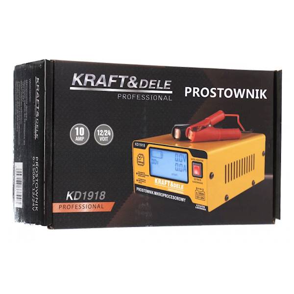 PROSTOWNIK MIKROPROCESOROWY 12V/24V AKUMULATOROWY KD1918 KRAFT&DELE