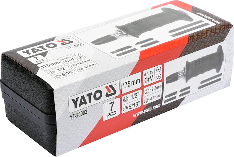 WKRĘTAK UDAROWY CRV 6-KOŃCÓWEK YT-28003 YATO