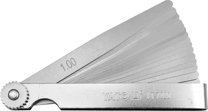 SZCZELINOMIERZ 100MM 17LISTKÓW 0,02-1 YT-7220 YATO