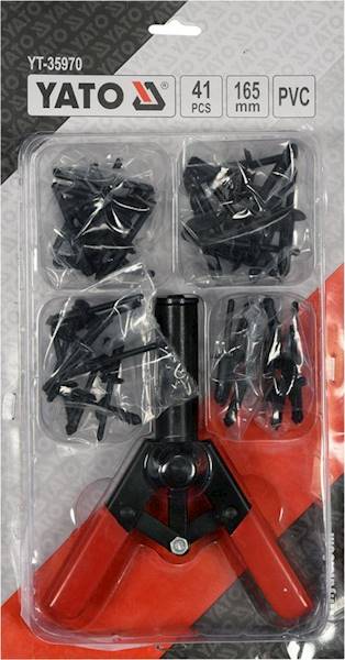 NITOWNICA DO NITÓW PLASTIKOWYCH + NITY 40SZT. YT-35970 YATO