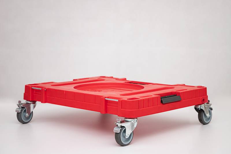 WÓZEK, PLATFORMA TRANSPORTOWA QBRICK SYSTEM ONE 2.0 WORKSHOP RED ULTRA HD