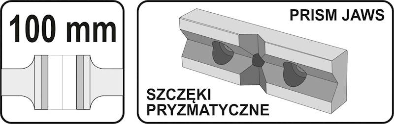 IMADŁO MASZYNOWE DO WIERTARKI STOŁOWEJ 100 MM YT-65072 YATO