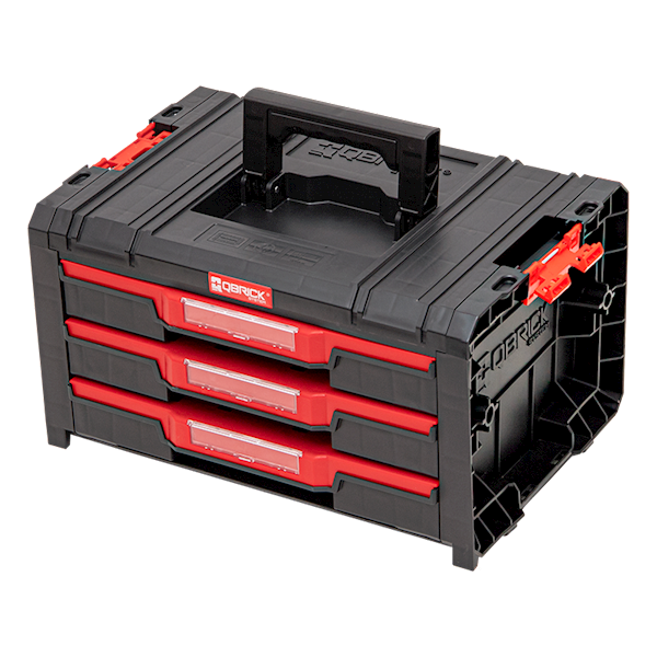 SKRZYNKA NARZĘDZIOWA Z 3 SZUFLADAMI QBRICK SYSTEM PRO DRAWER 3 TOOLBOX EXPERT 2.0