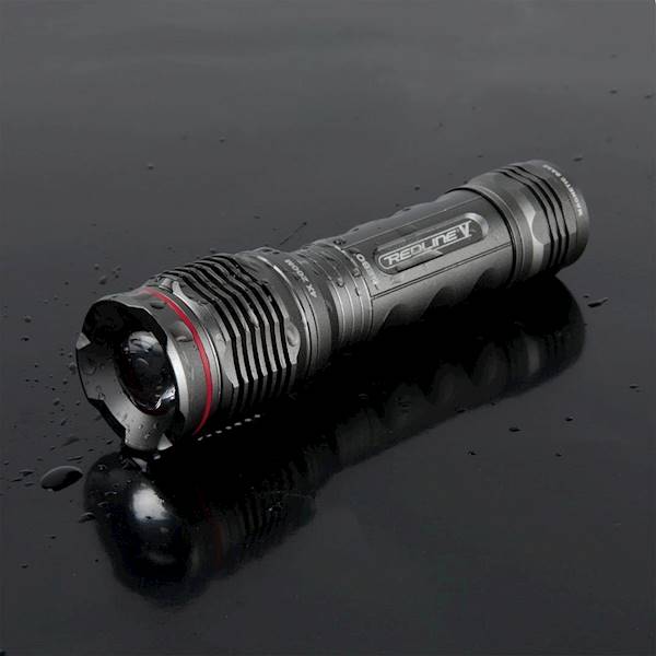 LATARKA LED REDLINE V - 500 LUMENÓW 4-KROTNY ZOOM WODOODPORNOŚCI IPX7 NE6639 NEBO
