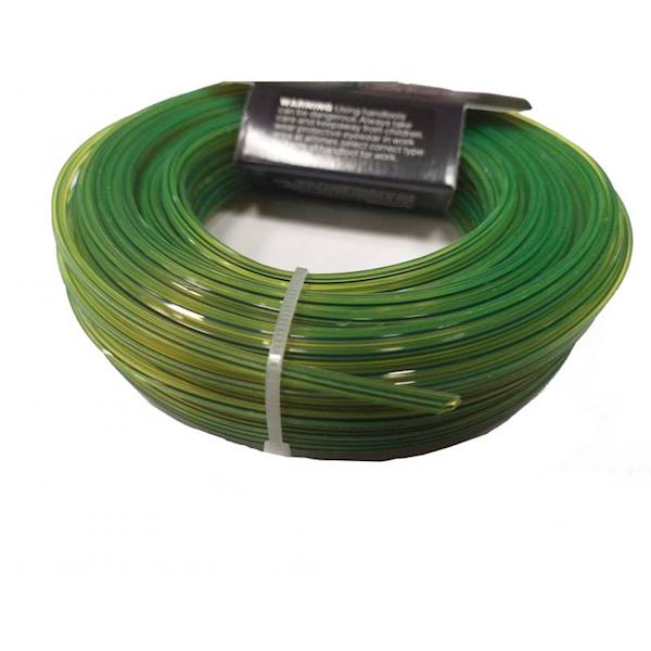 ŻYŁKA TNĄCA DO KOSY, PODKASZAREK SPALINOWYCH LUB ELEKTRYCZNYCH SKRĘCANA 15M 2,4MM² KD11855 KRAFT&DELE