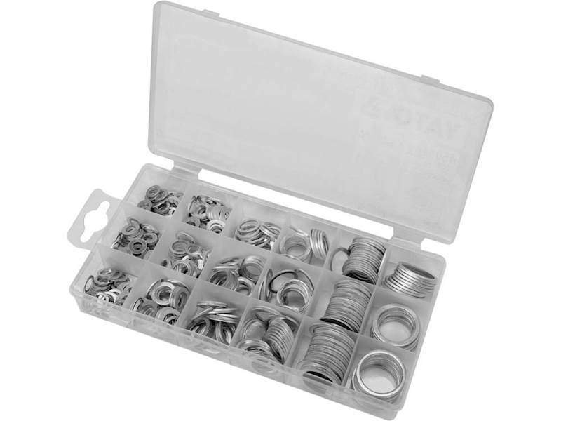 ZESTAW 450SZT. PODKŁADEK ALUMINIOWYCH MIX YT-068652 YATO