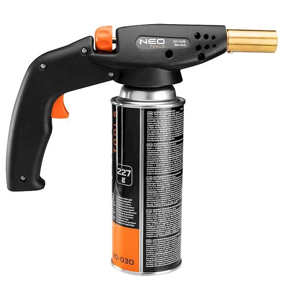 PALNIK GAZOWY 1.3KW NA KARTUSZE, GAZ Z GWINTEM DO LUTOWANIA 20-026 NEO TOOLS